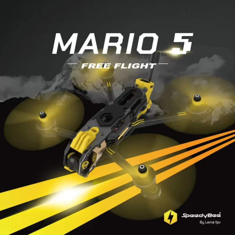 Kit Rangka Speedybee Mario 5 O - Fpv Drone Propeller ulasan dan harga
